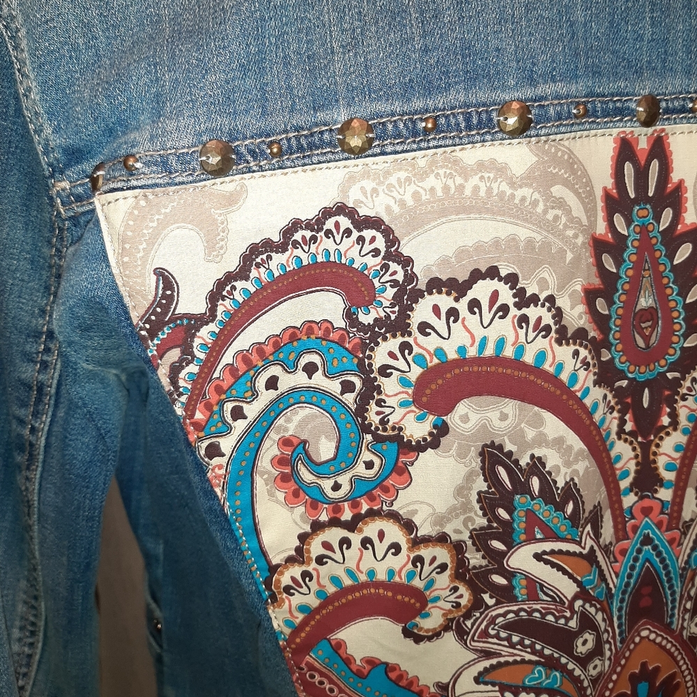 Chico's denim jacket - Picture 10 of 10
